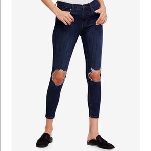 Free People Busted Knee Jeans